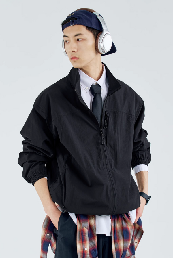 超軽量 UVカット ストレッチ コーチジャケット メンズ 接触冷感 透気速乾 / Air Coach Jacket N5437