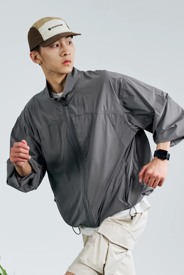 超軽量 UVカット ストレッチ コーチジャケット メンズ 接触冷感 透気速乾 / Air Coach Jacket N5437