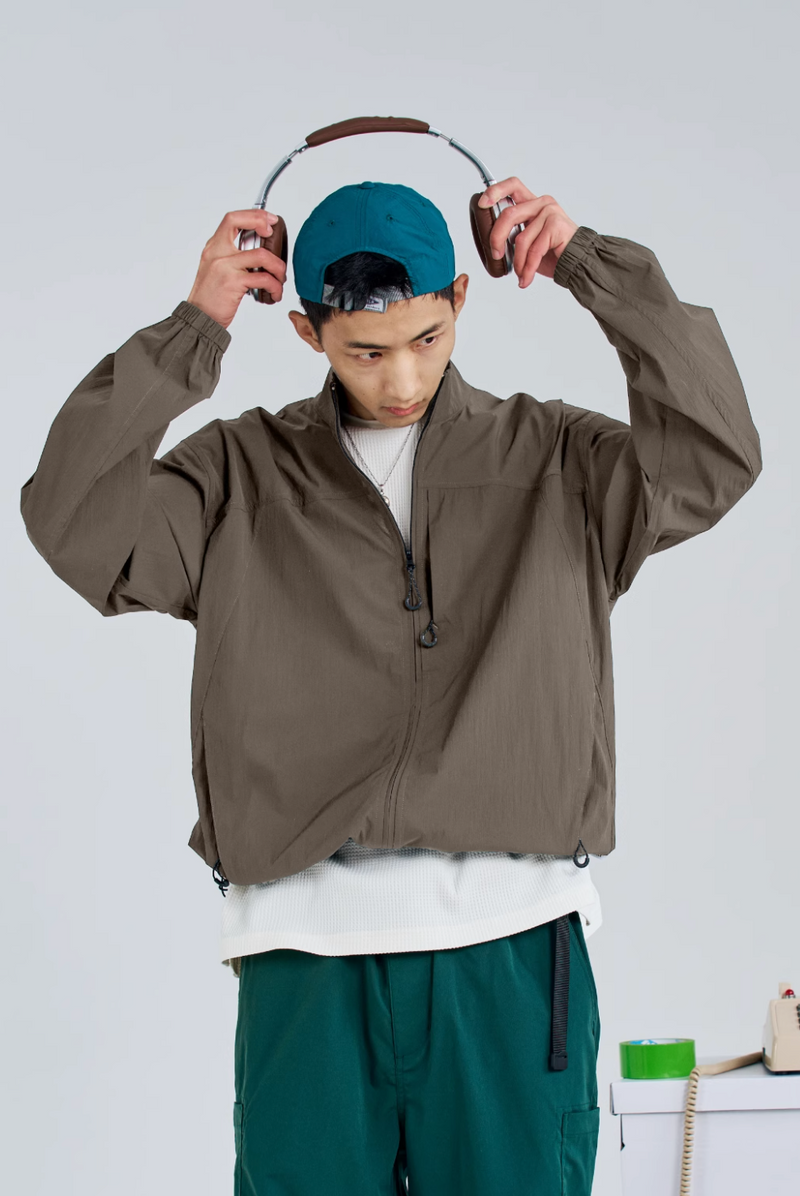 超軽量 UVカット ストレッチ コーチジャケット メンズ 接触冷感 透気速乾 / Air Coach Jacket N5437