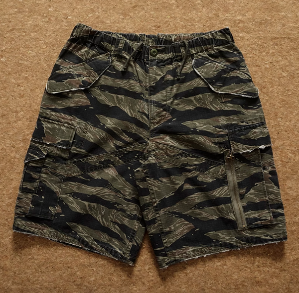 カモフラージュハーフパンツ コットン100% メンズ レディース 春夏 / Camouflage Shorts N5483