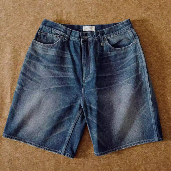 レトロウォッシュハーフデニムパンツ / Retro Wash Half Denim N5496