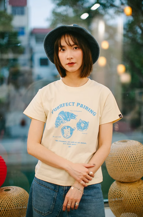 ポップアートプリントTシャツ コットン100% / Pop Art Print T-shirt N5503