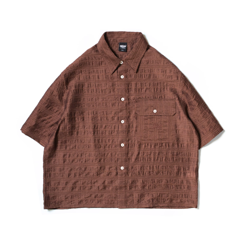 クラウドラインボックスシャツ テンセル混紡 / Cloud Line Box Shirt N5504