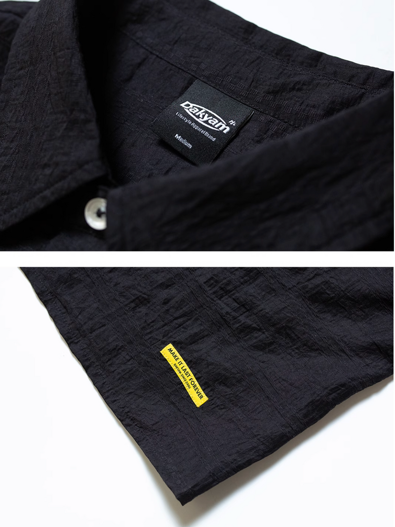クラウドラインボックスシャツ テンセル混紡 / Cloud Line Box Shirt N5504