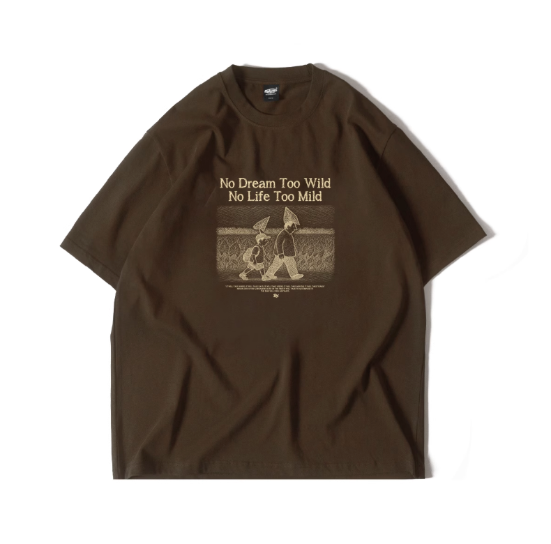 マイルドライフプリントTシャツ コットン100% / Mild Life Print T-shirt N5507