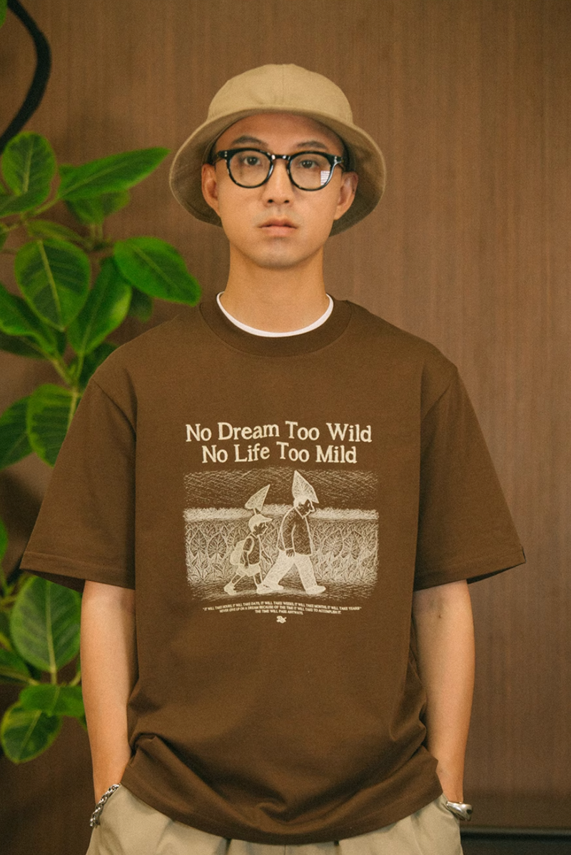 マイルドライフプリントTシャツ コットン100% / Mild Life Print T-shirt N5507