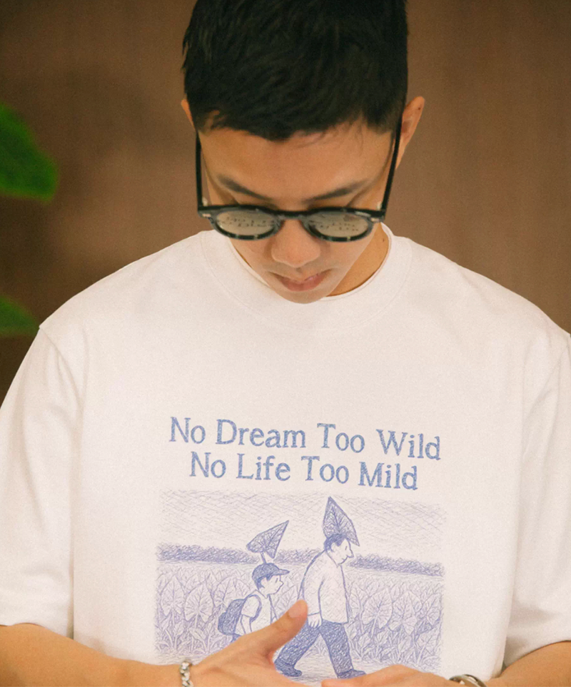 マイルドライフプリントTシャツ コットン100% / Mild Life Print T-shirt N5507
