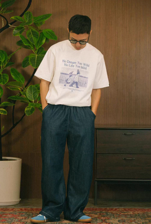 マイルドライフプリントTシャツ コットン100% / Mild Life Print T-shirt N5507