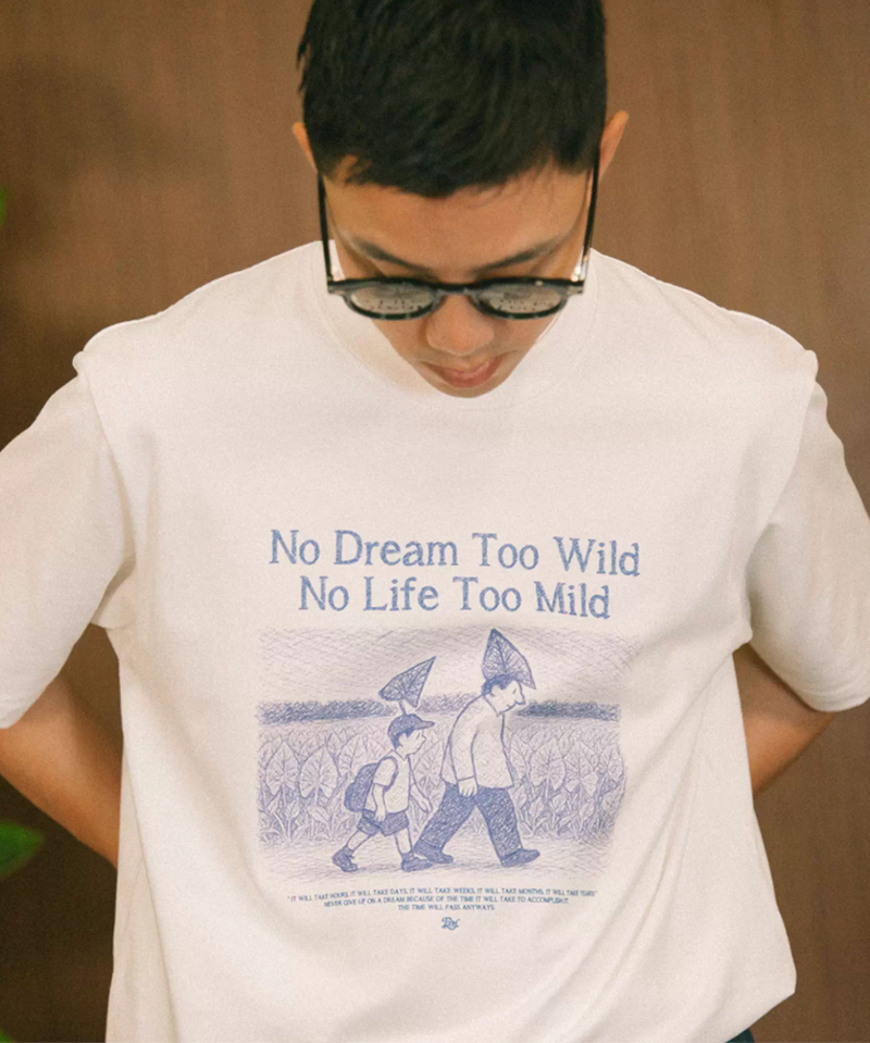 マイルドライフプリントTシャツ コットン100% / Mild Life Print T-shirt N5507