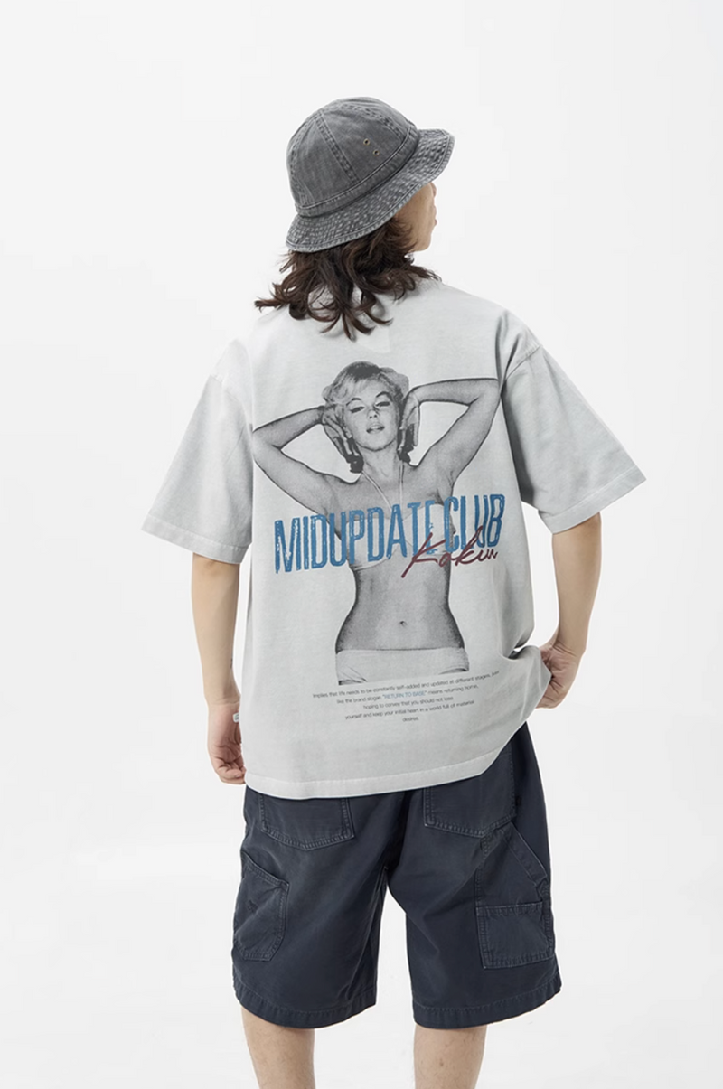 インクジェットバックプリントTシャツ / Inkjet Back Print T-shirt N5516