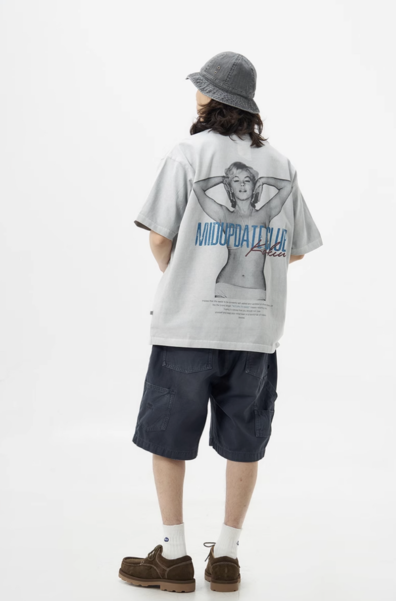 インクジェットバックプリントTシャツ / Inkjet Back Print T-shirt N5516