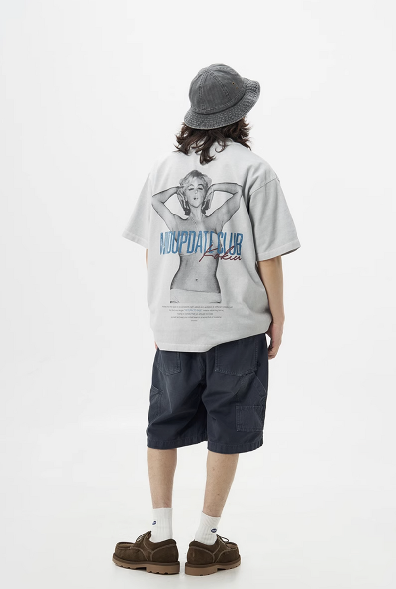 インクジェットバックプリントTシャツ / Inkjet Back Print T-shirt N5516