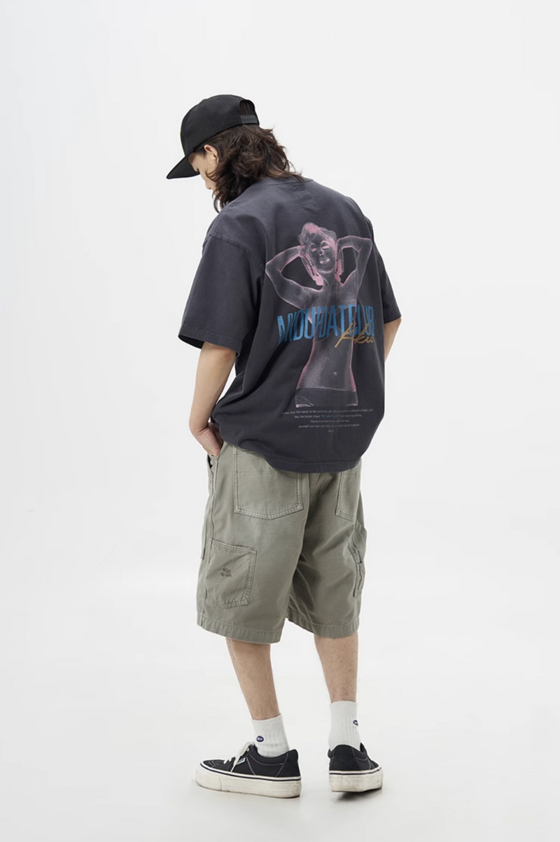 インクジェットバックプリントTシャツ / Inkjet Back Print T-shirt N5516