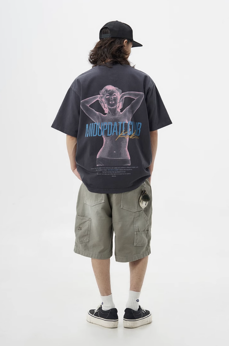インクジェットバックプリントTシャツ / Inkjet Back Print T-shirt N5516