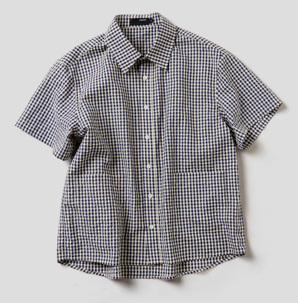 ポケットチェックシャツ 混紡素材 / Pocket Check Shirt N5519