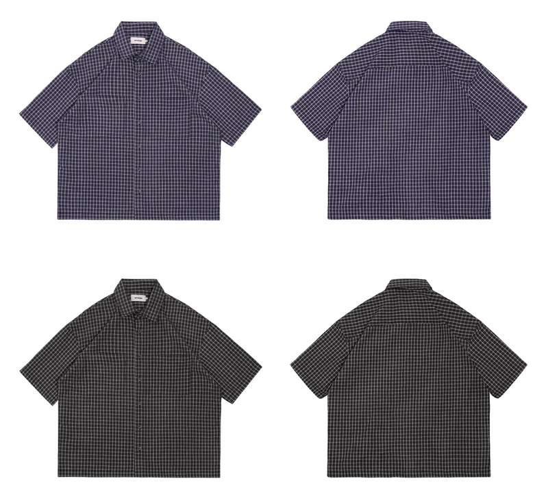 Check short sleeve shirt N5528