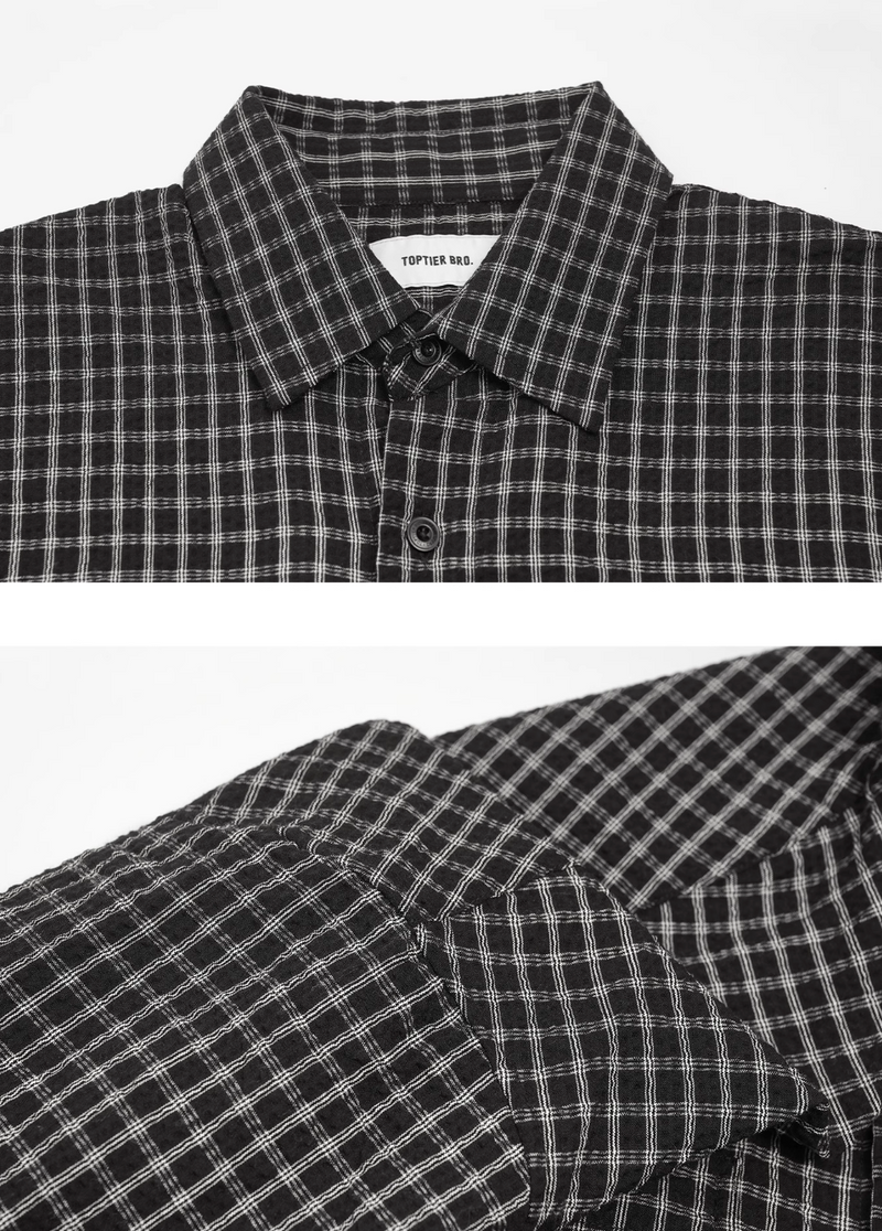 Check short sleeve shirt N5528