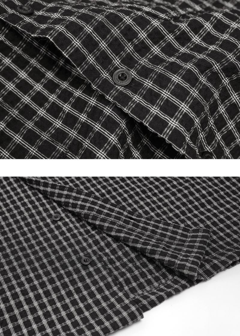 Check short sleeve shirt N5528