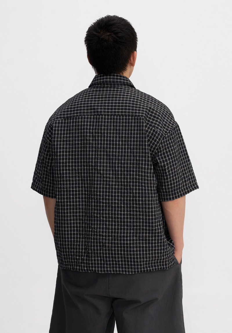 Check short sleeve shirt N5528