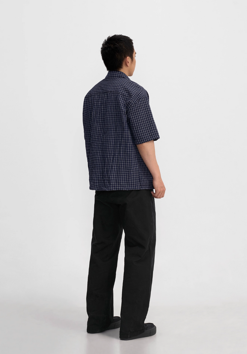 Check short sleeve shirt N5528