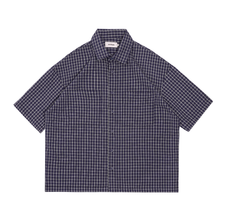 Check short sleeve shirt N5528