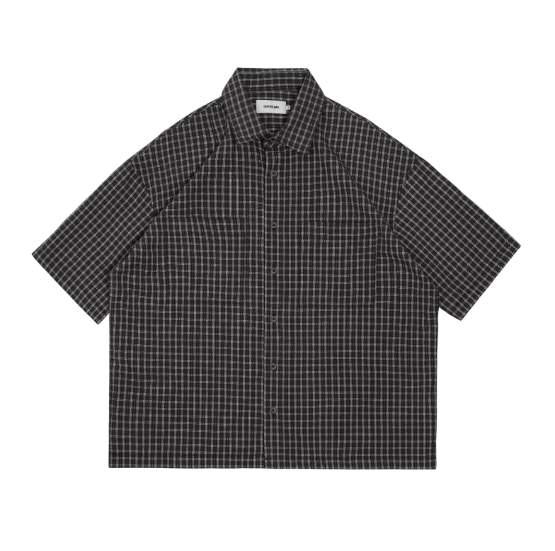 Check short sleeve shirt N5528