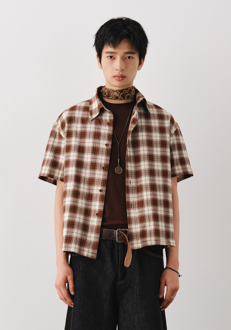 American Brown Retro Check N5531