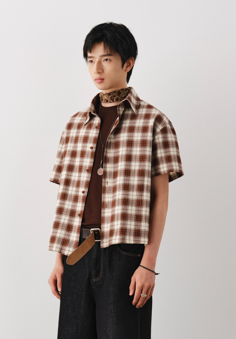 American Brown Retro Check N5531
