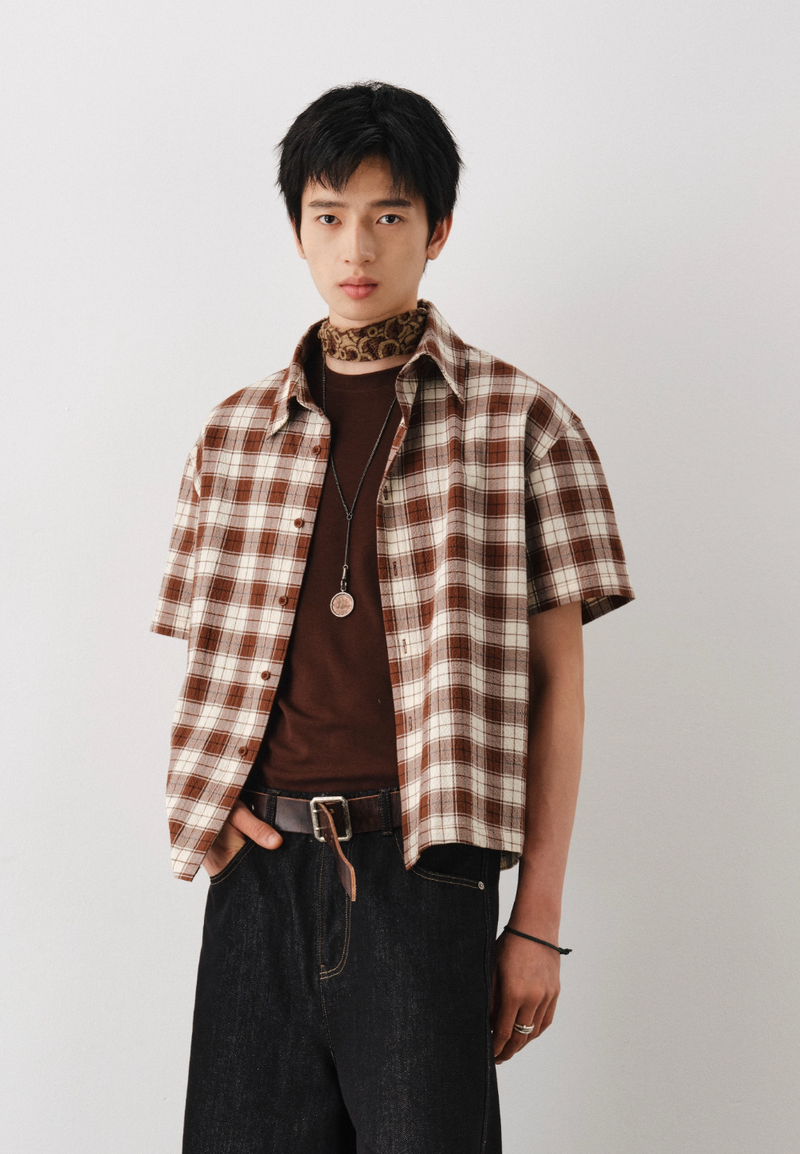 American Brown Retro Check N5531