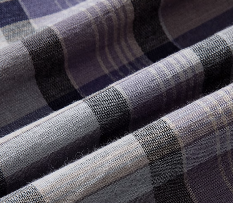 Purple Check Shirt N5537