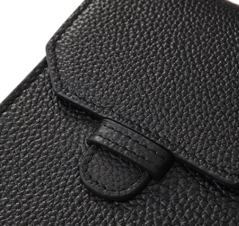 牛革 ミニマル レザーサコッシュ スマホショルダー / Leather sacoche   N5573