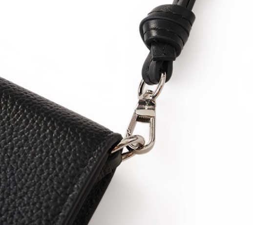 牛革 ミニマル レザーサコッシュ スマホショルダー / Leather sacoche   N5573