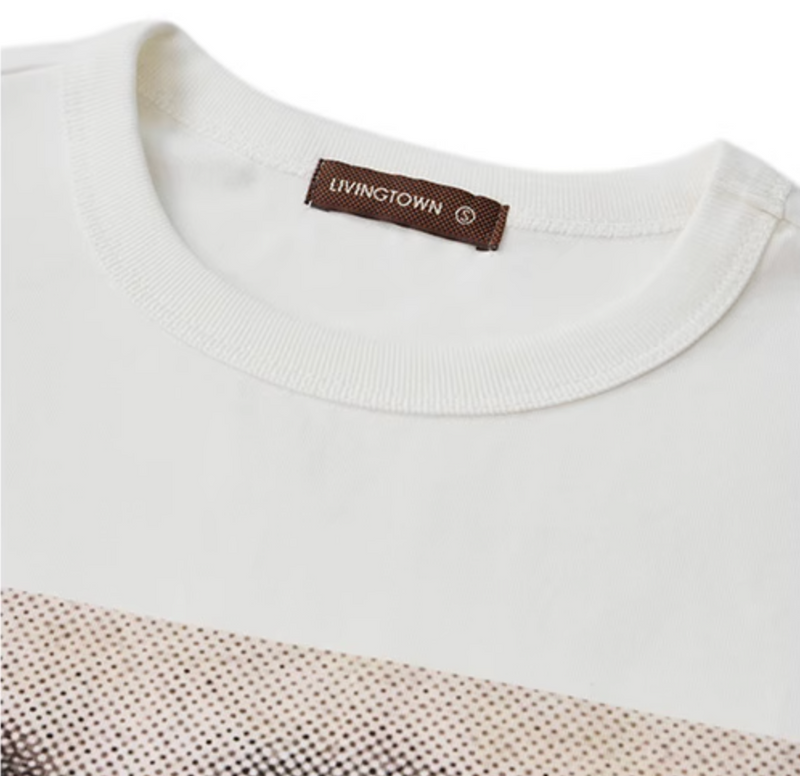 グラフィックプリント オーバーサイズ 半袖 Tシャツ / Graphic print t-shirt   N5575