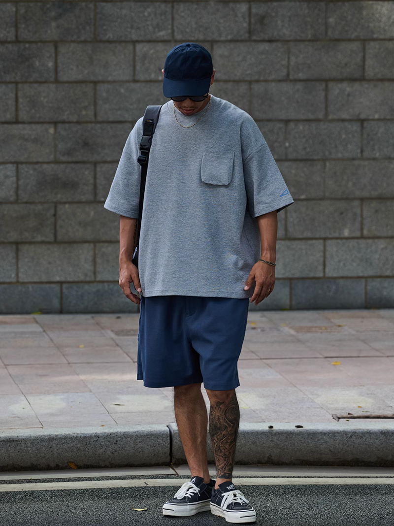 ヘビーウェイト コットンブレンド ポケットTシャツ / Pocket T-shirt   N5588