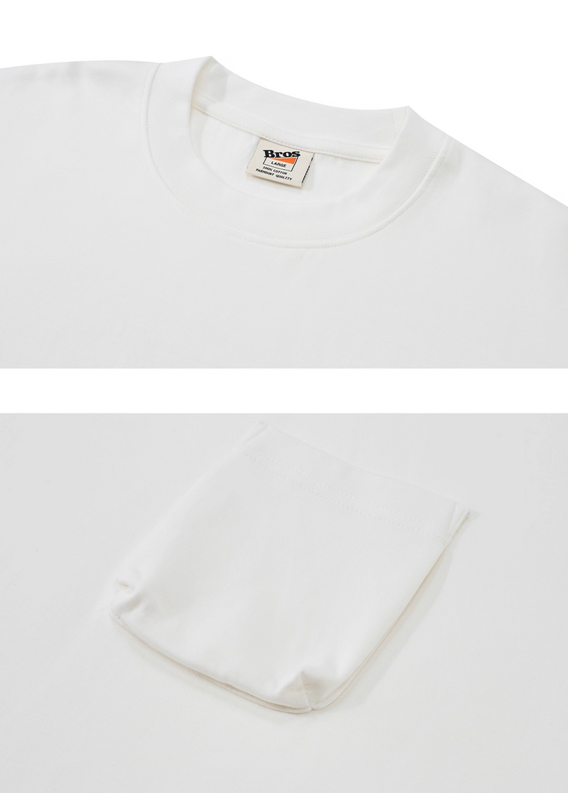 ヘビーウェイト コットンブレンド ポケットTシャツ / Pocket T-shirt   N5588