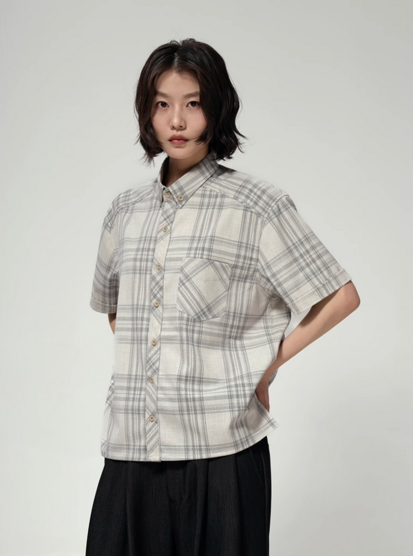 ソフトチェック リラックスシャツ / Tartan check shirt   N5605