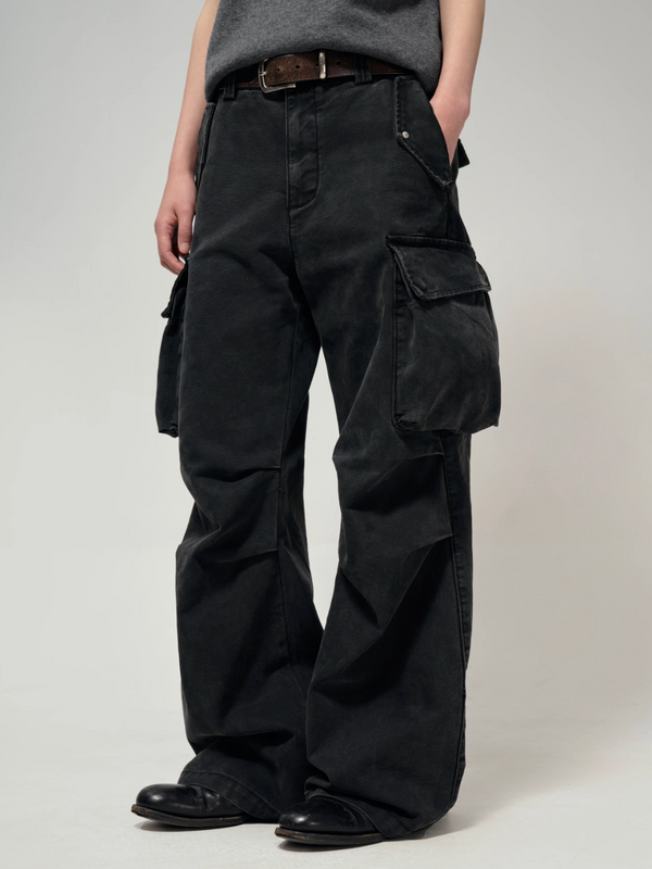 Black Cargo Pants   N5606