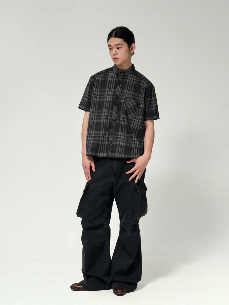 Black Cargo Pants   N5606