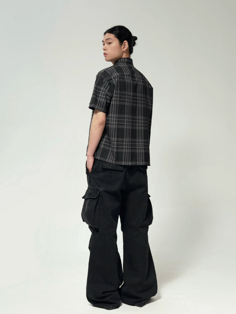 Black Cargo Pants   N5606