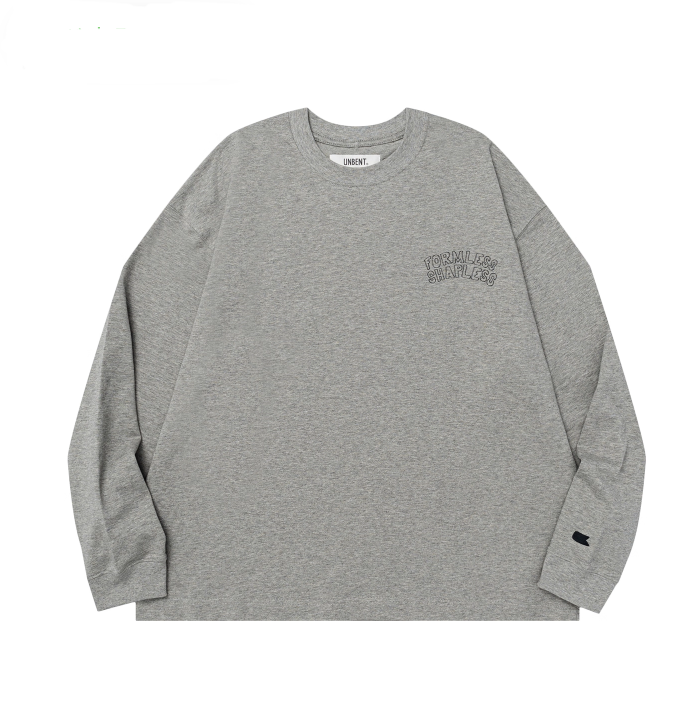 Back print long sleeve T-shirt N5645