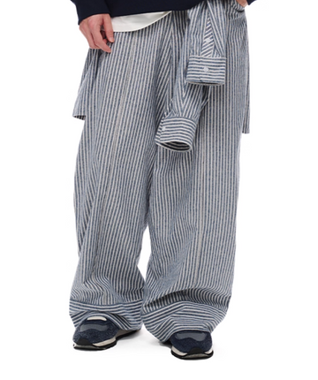 ステッチ・ヒッコリーストライプパンツ N5718 ステッチ・ヒッコリーストライプパンツ N5718