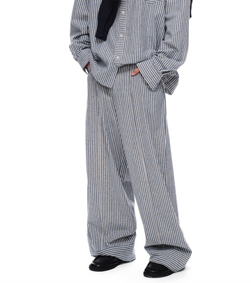 ステッチ・ヒッコリーストライプパンツ N5718
