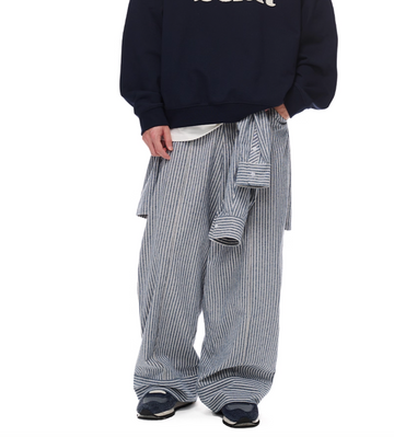 ステッチ・ヒッコリーストライプパンツ N5718