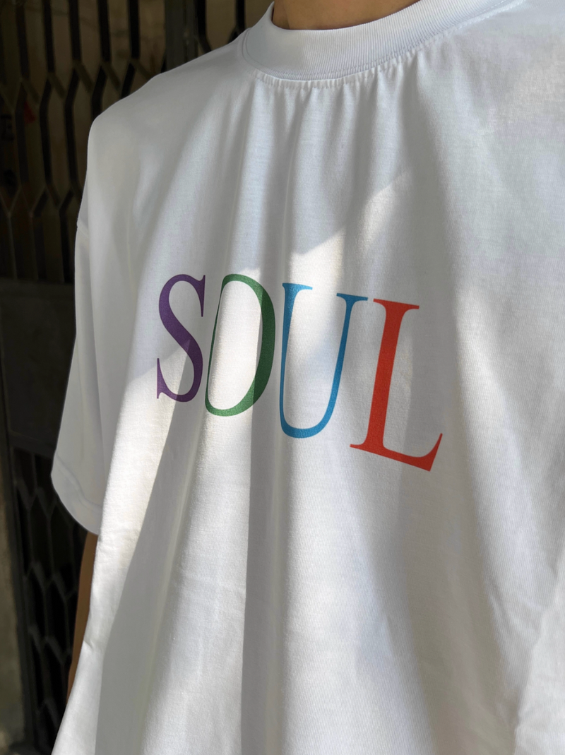マルチカラーロゴ・プリントTシャツ  N5755