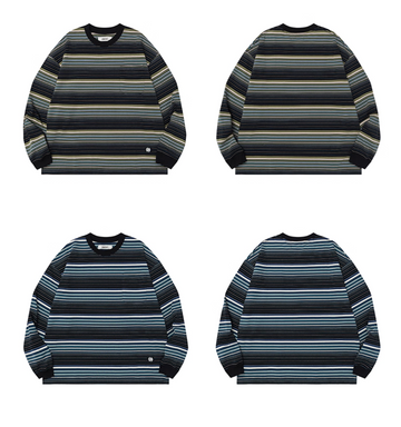 ヘビーウェイト・マルチボーダー ロンT N5744