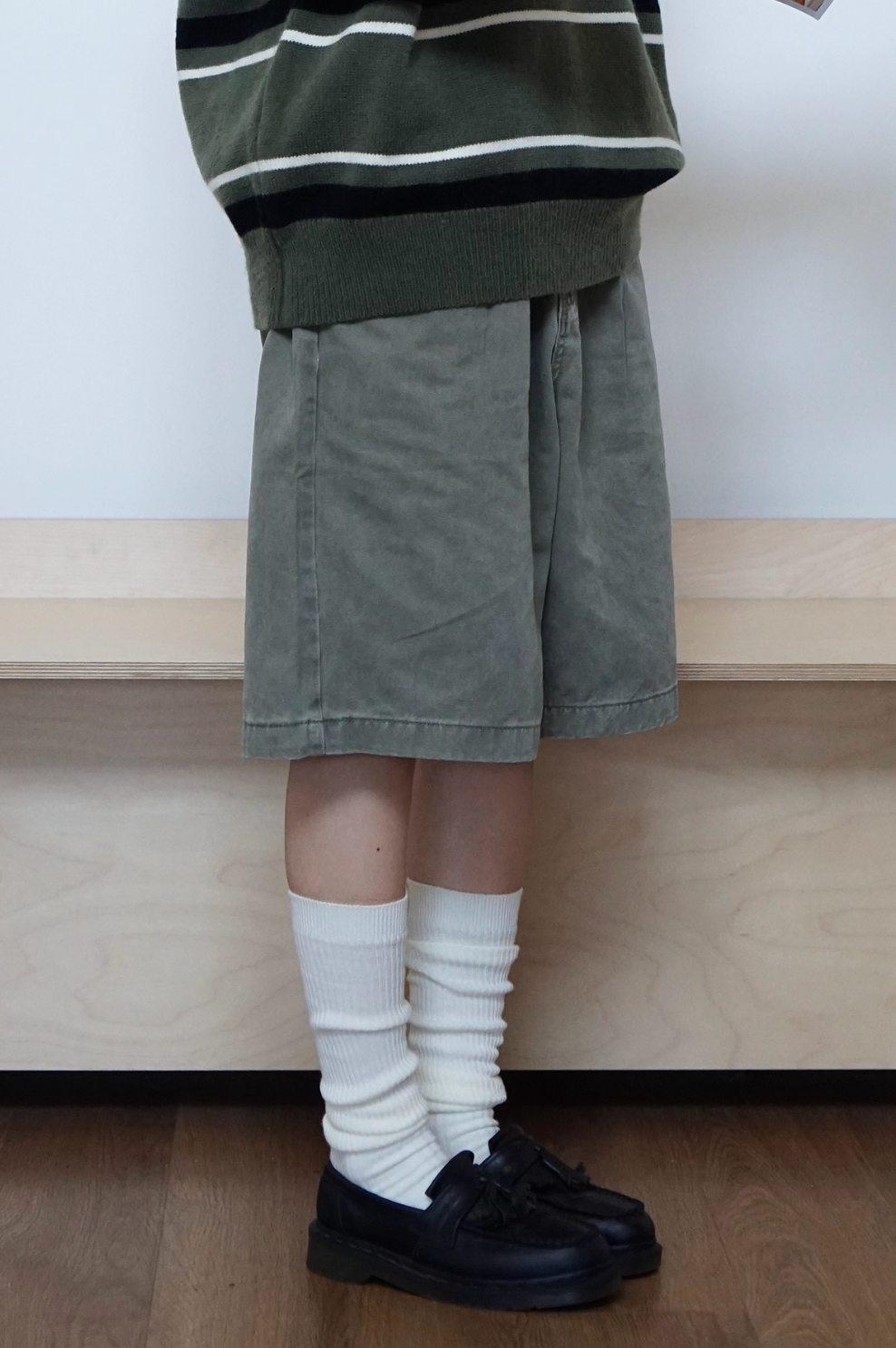ハーフデニムパンツ  N5778