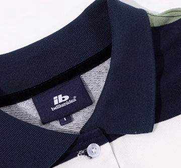 90s風ワイドボーダー ビッグラガーシャツ N5878