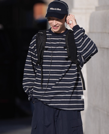 ビッグシルエットボーダーロンT N5882