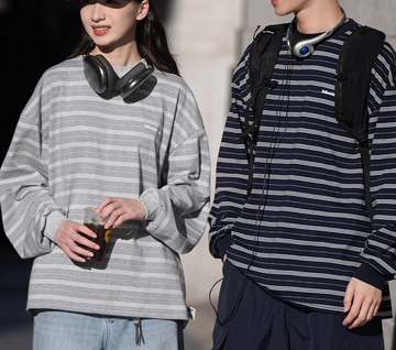 ビッグシルエットボーダーロンT N5882