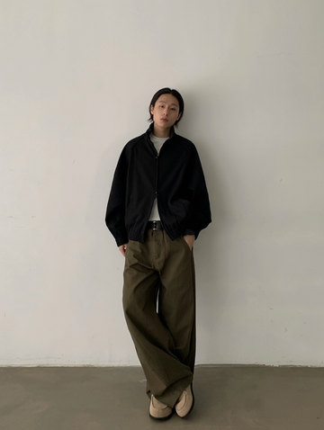 コットンツイルワイドカーブパンツ N5968